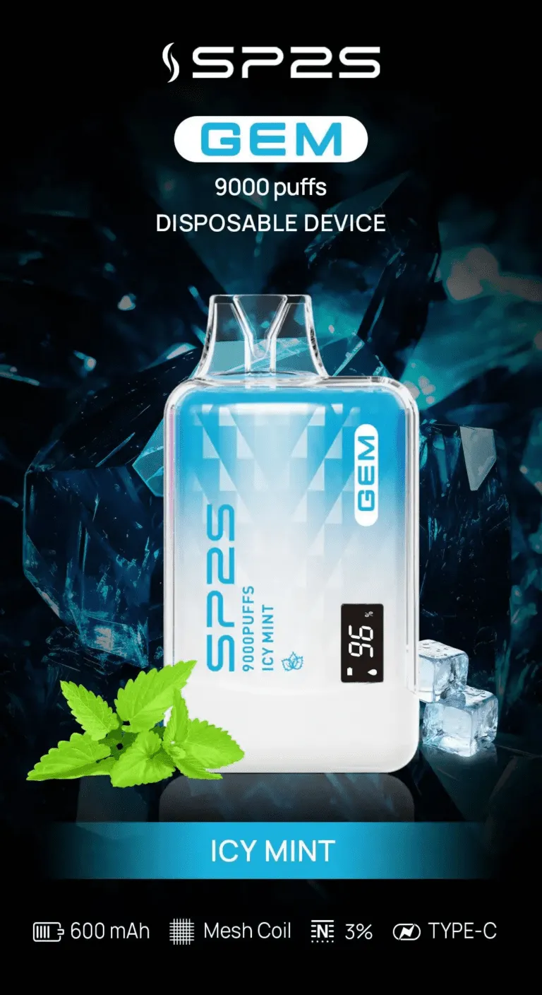 SP2S 拋棄式／一次性電子煙 9000 口 冰涼薄荷