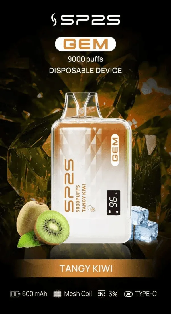 SP2S 拋棄式／一次性電子煙 9000 口 奇異果